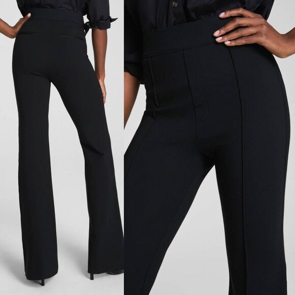 SPANX supersmooth™ PerfectFit Ponte Flare Pant Size M Black NWT $158 - Picture 9 of 9